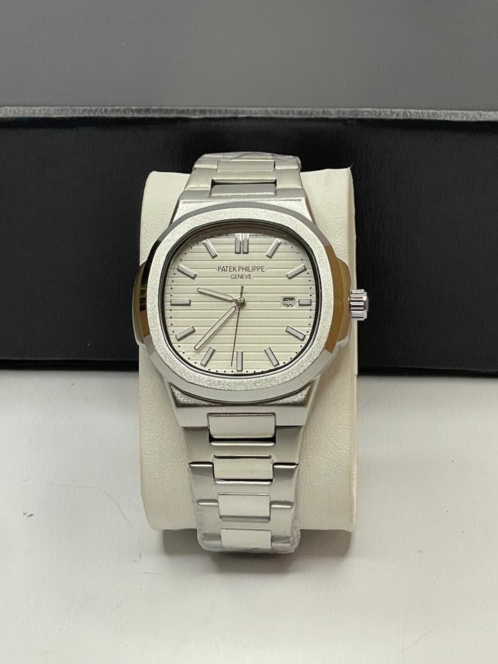 Patek Philippe Men's Chain Watch | Premium Silver Stainless Steel Luxury Timepiece | AA-STYLE |