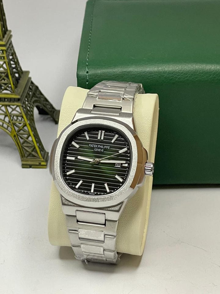 Patek Philippe Men's Chain Watch | Premium Silver Stainless Steel Luxury Timepiece | AA-STYLE |