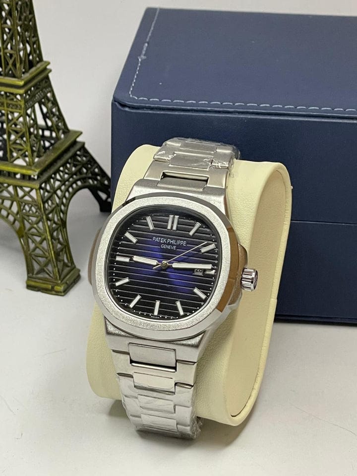 Patek Philippe Men's Chain Watch | Premium Silver Stainless Steel Luxury Timepiece | AA-STYLE |