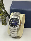 Patek Philippe Men's Chain Watch | Premium Silver Stainless Steel Luxury Timepiece | AA-STYLE |
