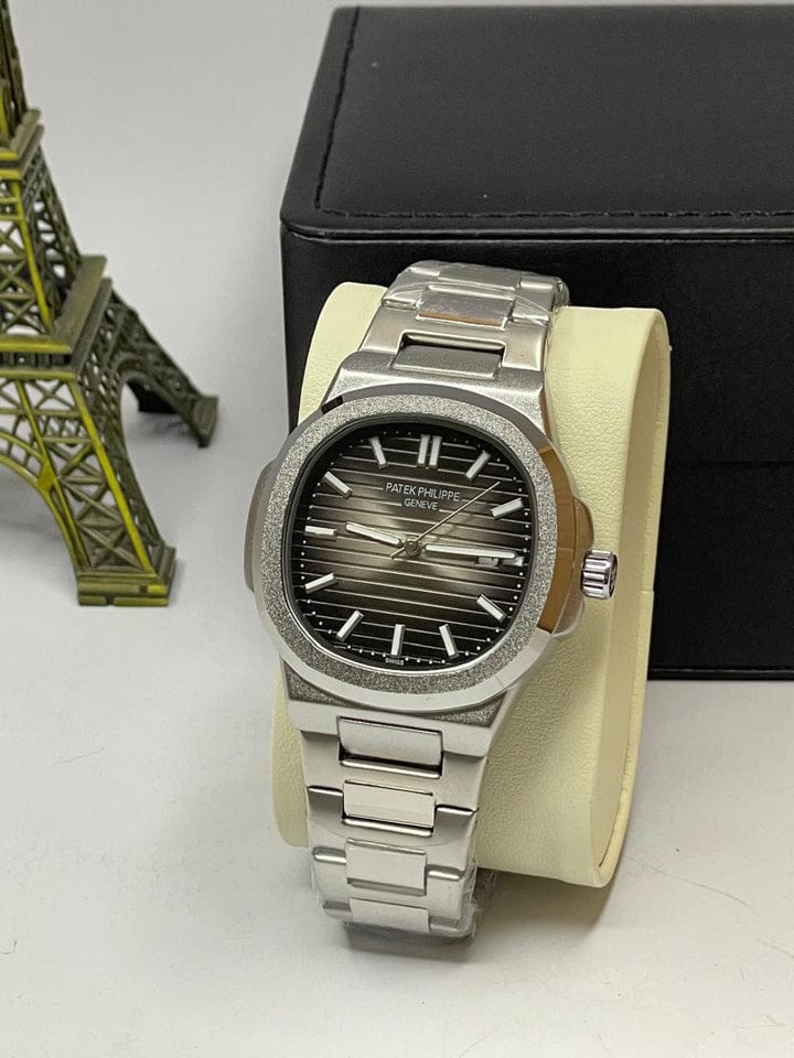 Patek Philippe Men's Chain Watch | Premium Silver Stainless Steel Luxury Timepiece | AA-STYLE |