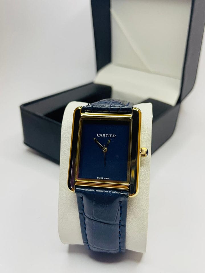 Vintage Tank Luxury Elegant Brown Dial Square Watch AA-STYLE |