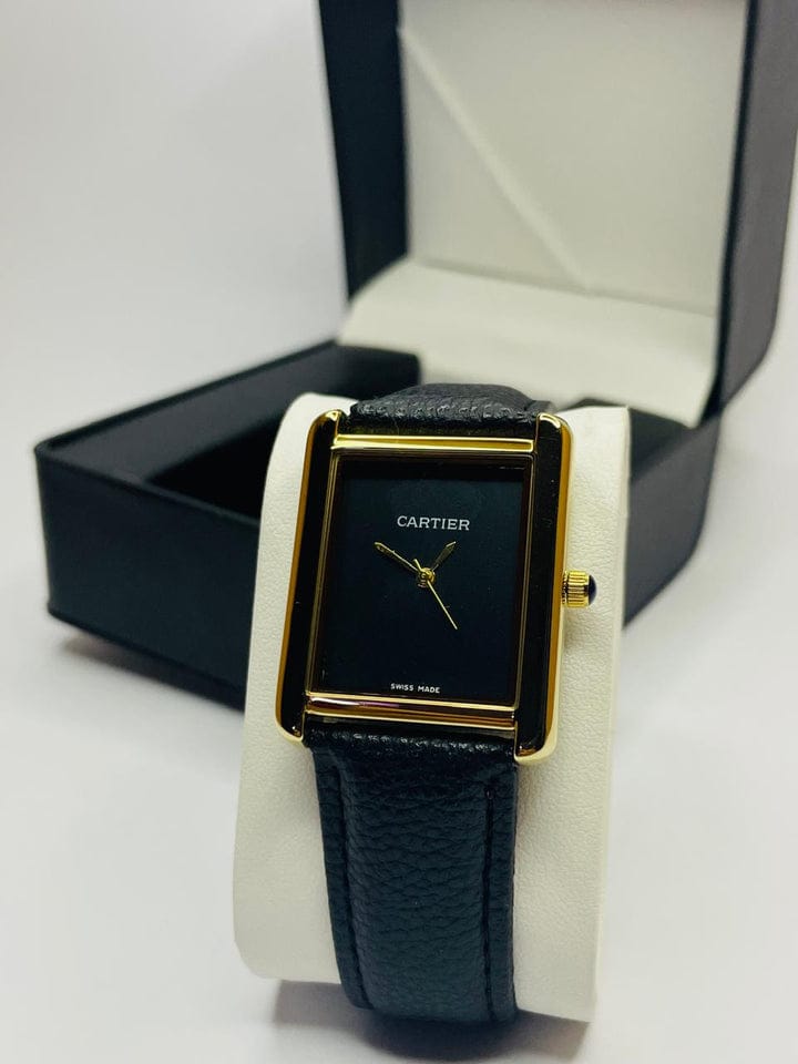 Vintage Tank Luxury Elegant Brown Dial Square Watch AA-STYLE |