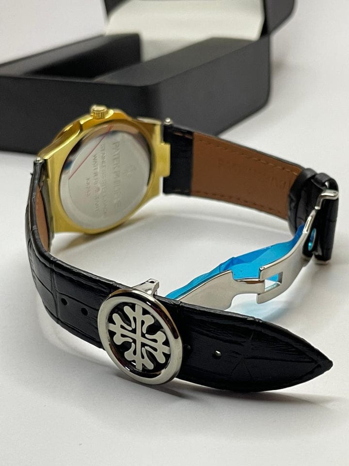 PP Master Lock Leather Strap Watch (Model: PP-ML01) AA-STYLE |