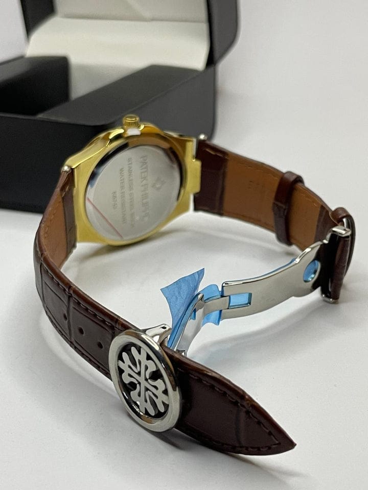 PP Master Lock Leather Strap Watch (Model: PP-ML01) AA-STYLE |