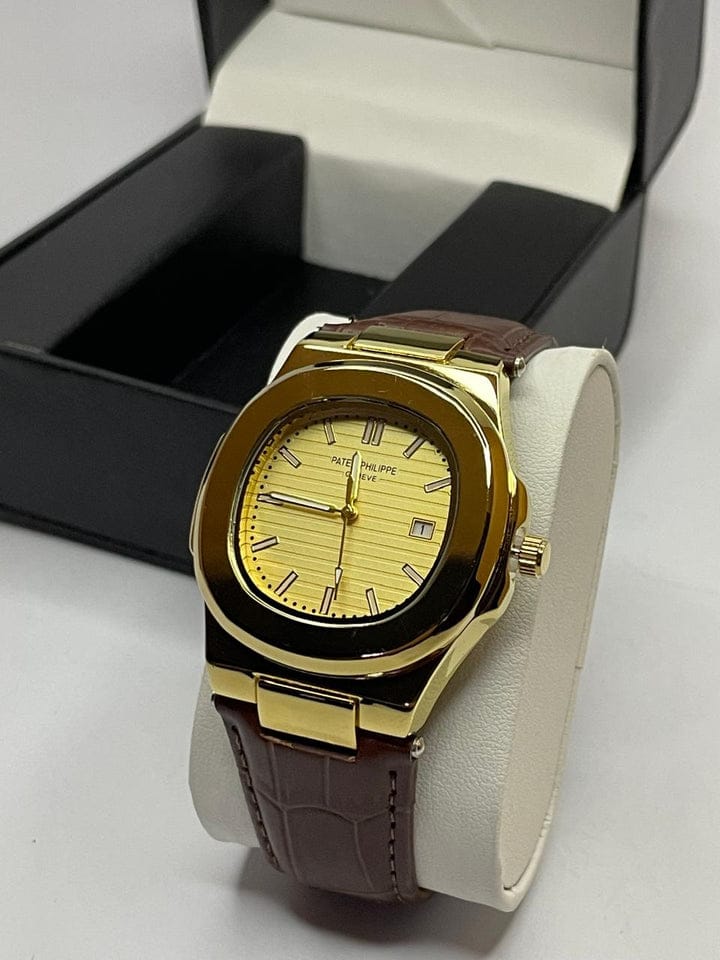 PP Master Lock Leather Strap Watch (Model: PP-ML01) AA-STYLE |