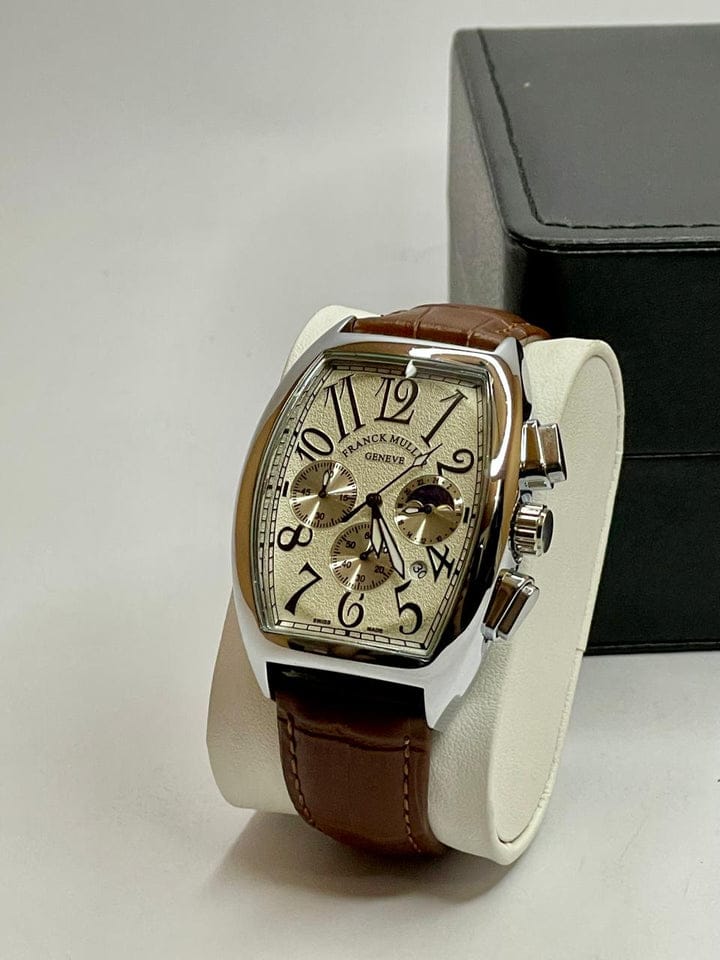 Franck Muller Chronograph Men's Watch | Brown Leather | AA-STYLE |