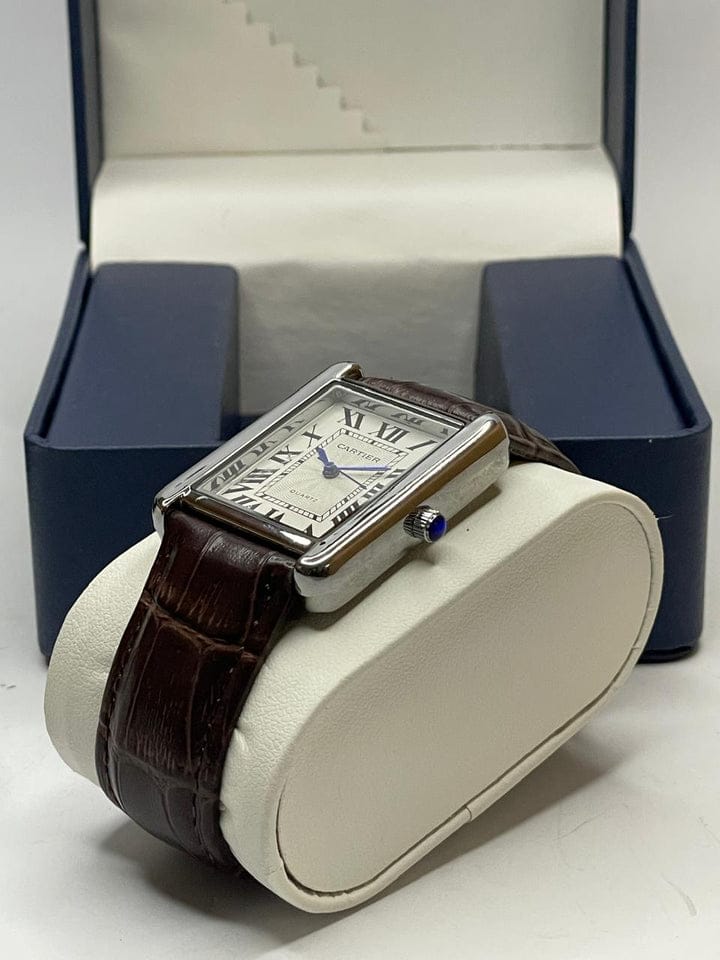 Cartier Tank Old Money Watch | Leather Strap | AA-STYLE |