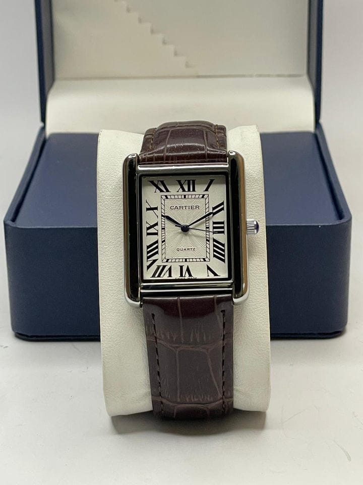 Cartier Tank Old Money Watch | Leather Strap | AA-STYLE |