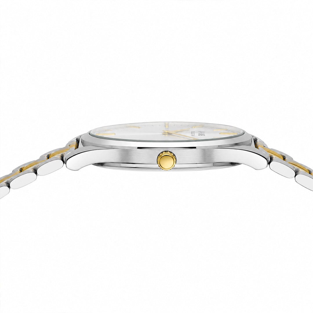A-ONE COLLECTION Executive Edition | Metallic Sunburst Dial Stainless Steel Quartz Watch (AWAM-00271) | AA-STYLE |